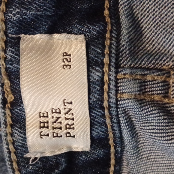 The Fine Print Sz.32P.  Stretch Straight Cropped Leg Designed For Petites.L.24". - Picture 4 of 6